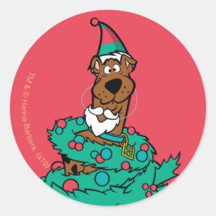 Adesivo Scooby-Doo Wrapped In Wreaths