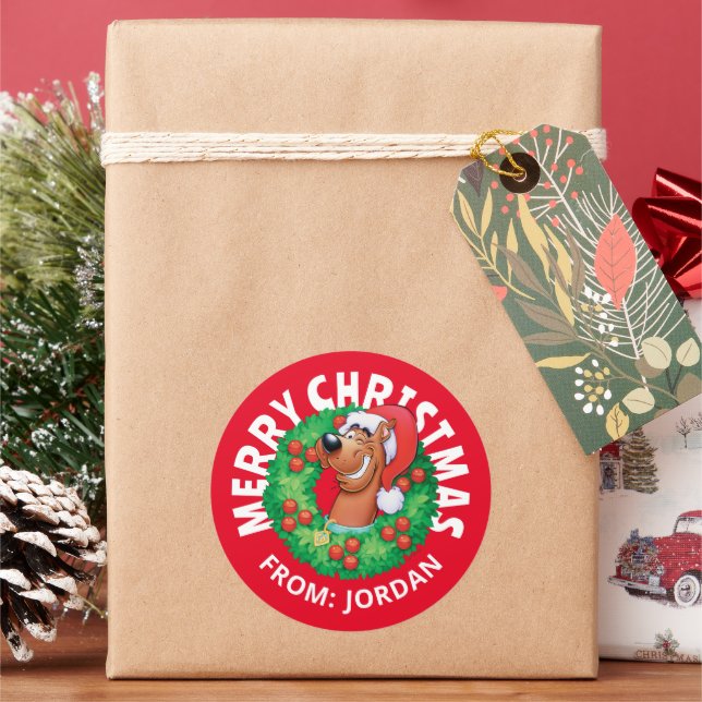 Adesivo Scooby em Fúria de Natal | Personalizado (Feriado)
