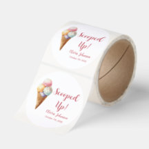 Scooped Up Ice Cream Themed Bridal Shower