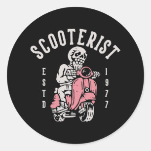 Adesivo scooterista sua tagline aqui