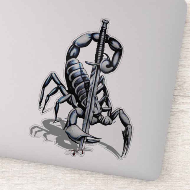 Adesivo Scorpio 3d Sticker (Detalhe)