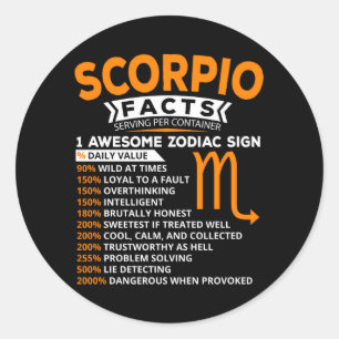Adesivo Scorpio Astrology Sinal Zodiac