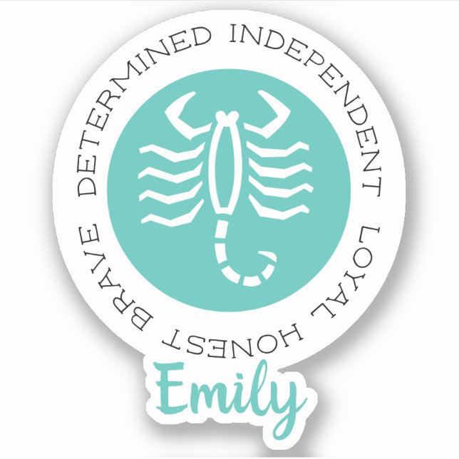 Adesivo Scorpio Sticker (Frente)