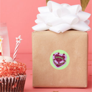 Adesivo Scorpio Zodiac Pastel Bolo de Aniversário