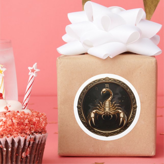 Adesivo Scorpio Zodiac Scorpion (Festa)