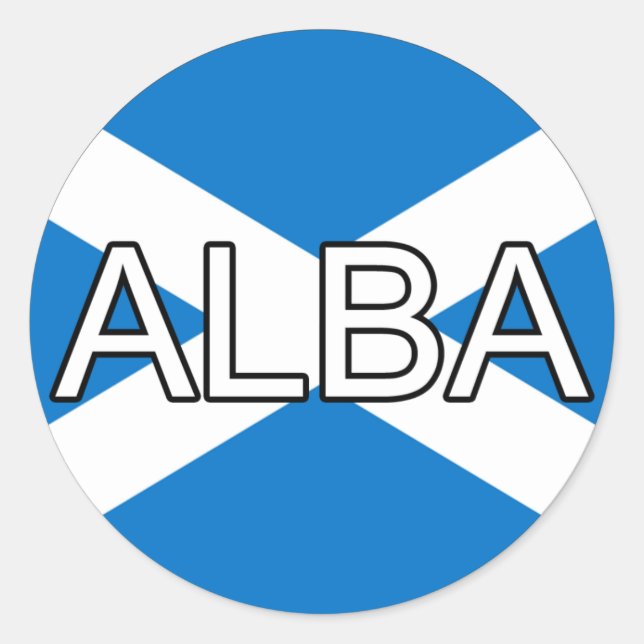 Adesivo Scotland Alba Euro Sticker (Frente)