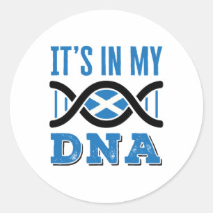 Adesivo Scotland It's In My DNA Scottish Flag Pride