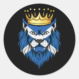 Adesivo Scotland Lion King Flag