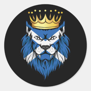 Adesivo Scotland Lion King Flag