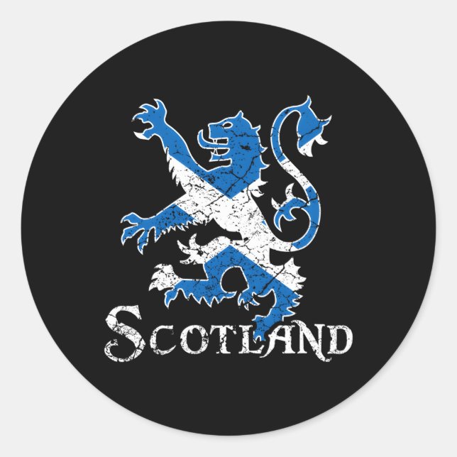 Adesivo Scotland Lion Rampant Scotland (Frente)