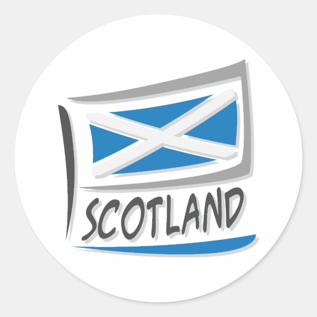 Adesivo Scotland Pride X Flag (Frente)