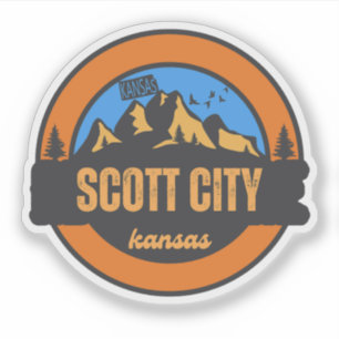 Adesivo Scott City, Kansas