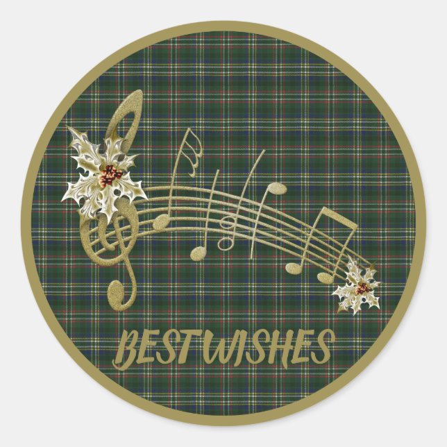 Adesivo Scott Green Modern Original Scottish Tartan (Frente)