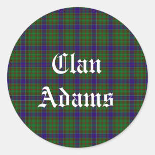 Adesivo Scottish Clan Adams Tartan