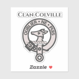 Adesivo Scottish Clan Colville Crest Crachá Sticker
