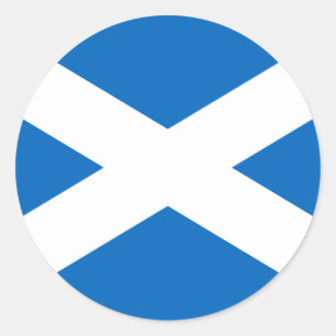 Adesivo Scottish Flag of Scotland Santo Andrew's Cross