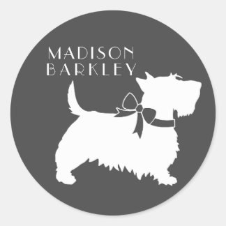 Adesivo Scottish Terrier Scotty Dog Puppy Scottie Classic