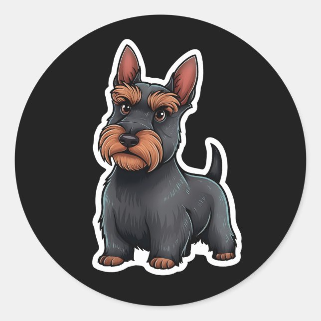 Adesivo Scottish Terrier Sticker (Frente)