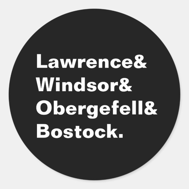 Adesivo SCOTUS Equal Capas Sticker (Frente)