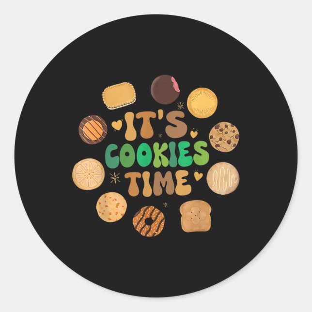 Adesivo Scout For Girls Cookie Dealer It's Cookie Time Cam (Frente)