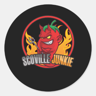Adesivo Scoville Junkie Chili Food Mexican Spicy