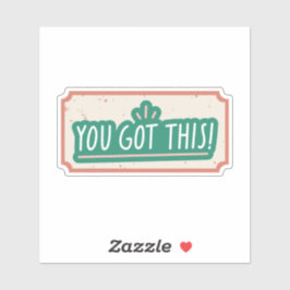 Adesivo Scrapbook Style Motivation Quote Stickers