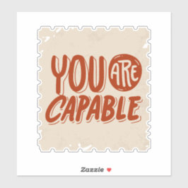 Adesivo Scrapbook Style Motivation Quote Stickers