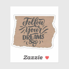 Adesivo Scrapbook Style Motivation Quote Stickers