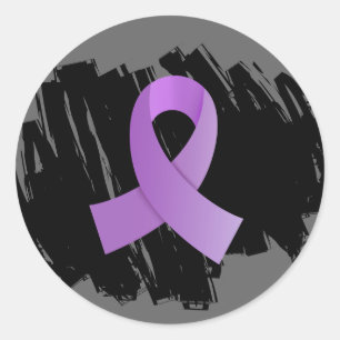 Adesivo Scribble do general Cancer Lavanda Fita Com