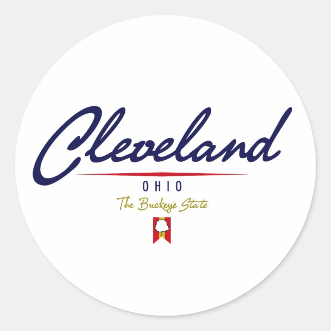 Adesivo Script Cleveland (Frente)