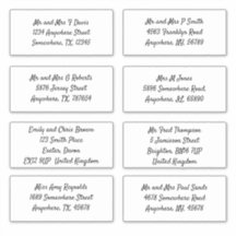 Script de Endereço de Nome de Destinatário Individ