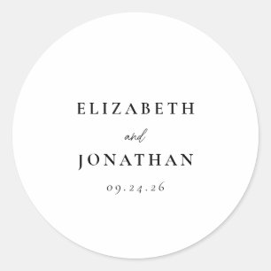 Adesivo Script Elegante e Casamento Serif