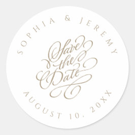 Adesivo Script Elegante Salvar O Casamento De Data