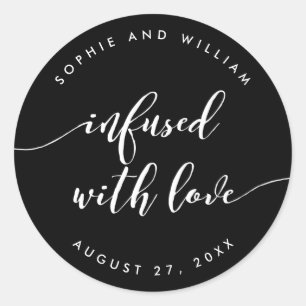 Adesivo Script Infundido com Casamento de Cores Editáveis