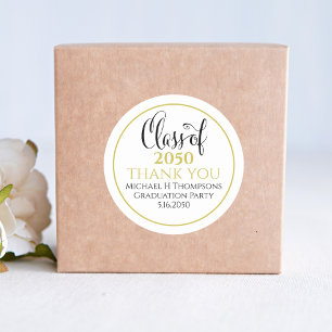 Adesivo Script Moderno Dourado Elegante da festa de format