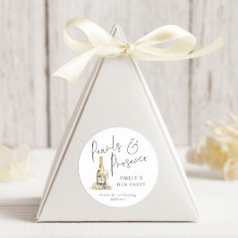 Adesivo Script Moderno prepara Obrigados do Prosecco Hen P