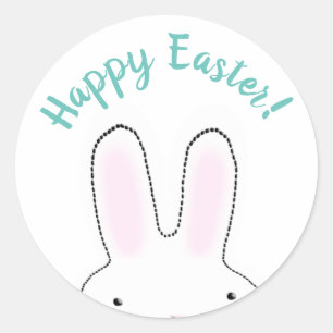 Adesivo script personalizado do Coelhinho da Páscoa giro d