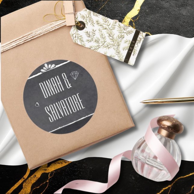 Adesivo Script Simples do Quadro de Referência Moderno (Criador carregado)