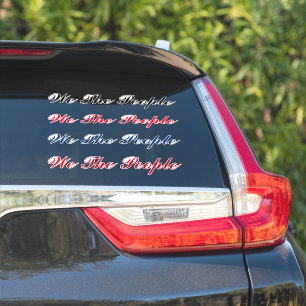 Adesivo Script We The Pessoas Sticker