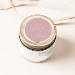Adesivo Script Whimsical | Boas-vindas a Dusty Rosa<br><div class="desc">Apresentando nossa impressionante escrita caprichosa | rosa de casamento empoeirado benvinda adesivo redondo clássico perfeito para a sua simples celebração do primavera boho moderno. Nosso elegante design inclui uma paleta de cores vibrante brilhante e pastel com um script de caligrafia quic vintage. Quer você prefira um estilo minimalista ou clássico,...</div>