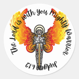 Adesivo Scripture Sticker (juízes 6:12)