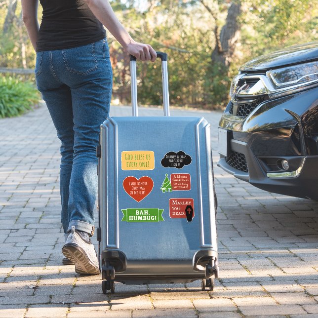 Adesivo Scrooge A Christmas Carol cita Sticker Pack (Mala Insitu)