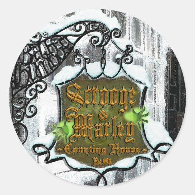 Adesivo Scrooge&MarleySignScene (Frente)