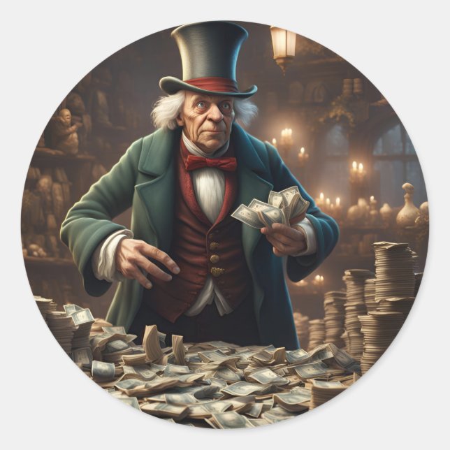 Adesivo Scrooge Stickers (Frente)
