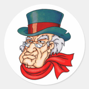 Adesivo Scrooge velho médio