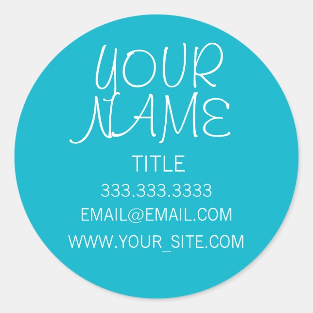 Adesivo Scuba Blue Freehand Simples (Frente)