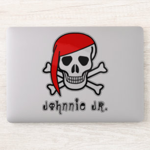 Adesivo Scull Com Bandanna Personalizada