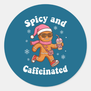 Adesivo Scy E Café De Gengibre Caffeinado Natal Para Wo