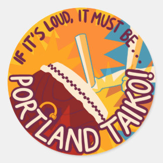 Adesivo Se é Alto, Deve ser Portland Taiko