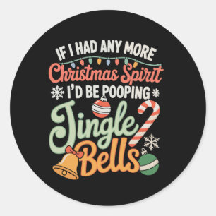 Adesivo Se eu tivesse mais espírito de Natal, eu teria Jin